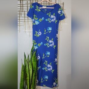 VINTAGE Jacqueline Ferrar Floral Maxi Dress size 14